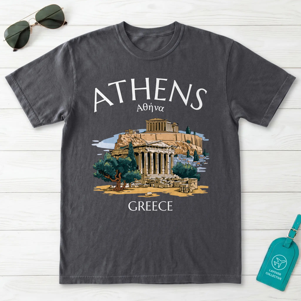 Athens Greece Acropolis Parthenon Graphic T-Shirt