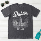 Dublin Ireland Line Art T-Shirt
