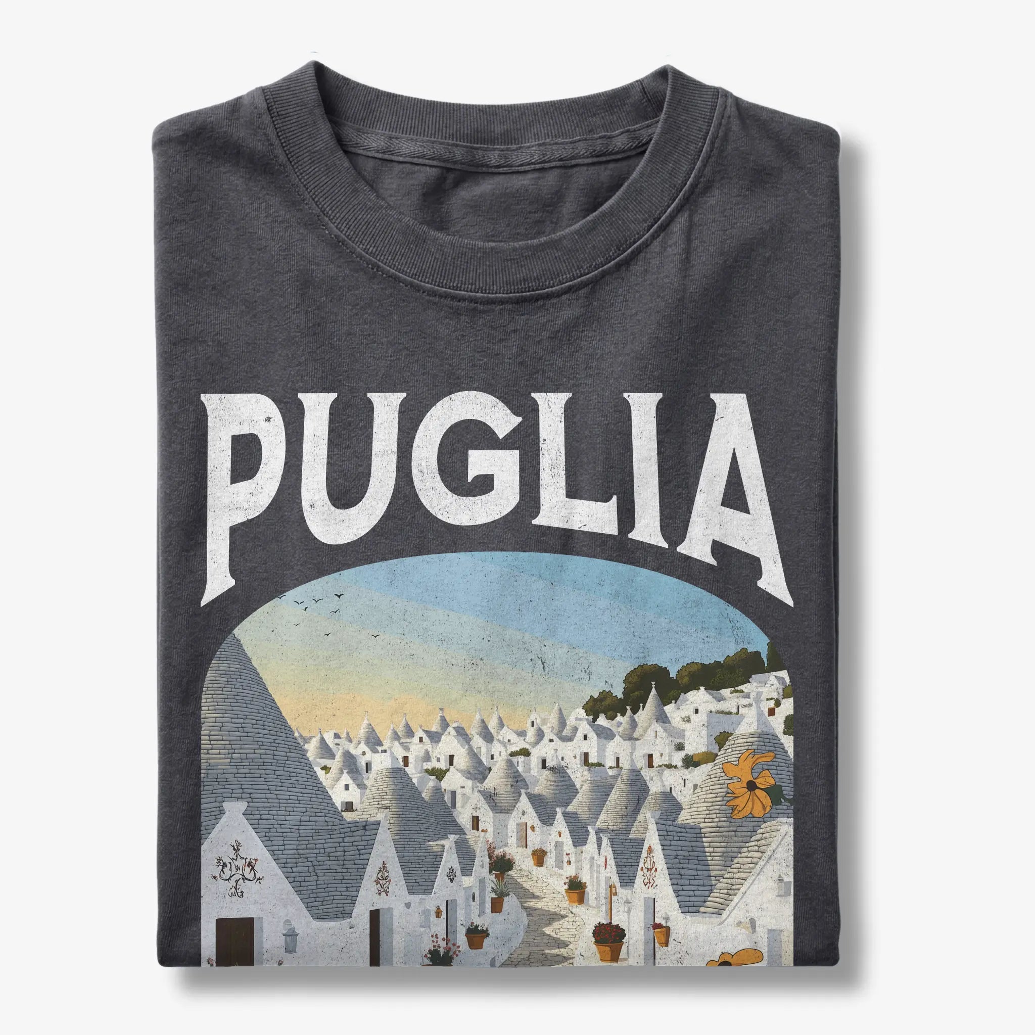 Puglia Italy Vintage Travel Poster T-Shirt