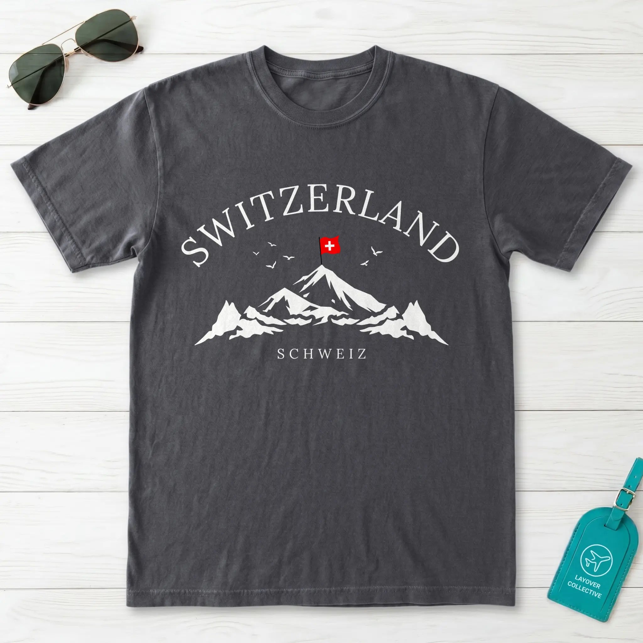 Switzerland Mountain Vista T-Shirt