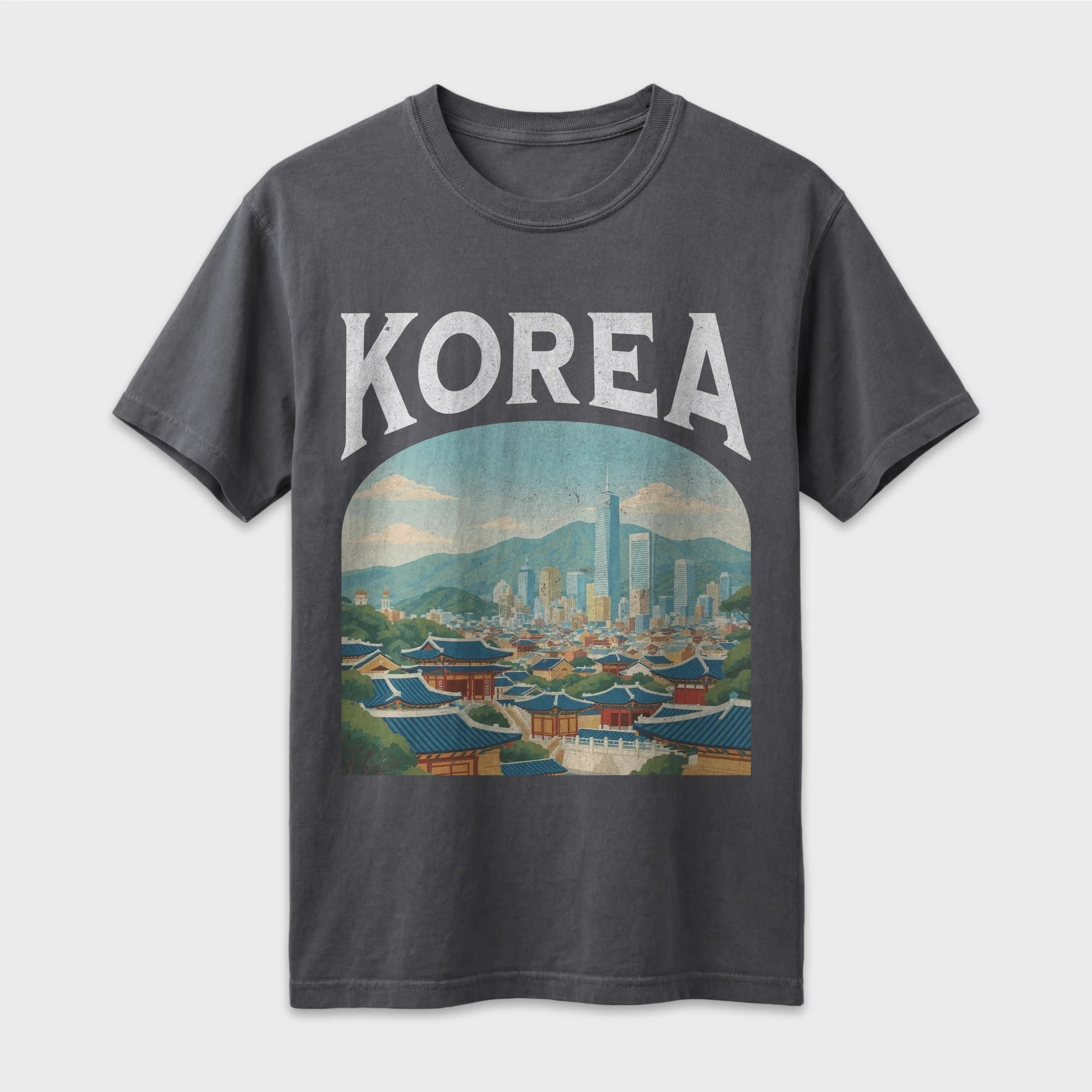 Korea Vintage Travel Poster T-Shirt