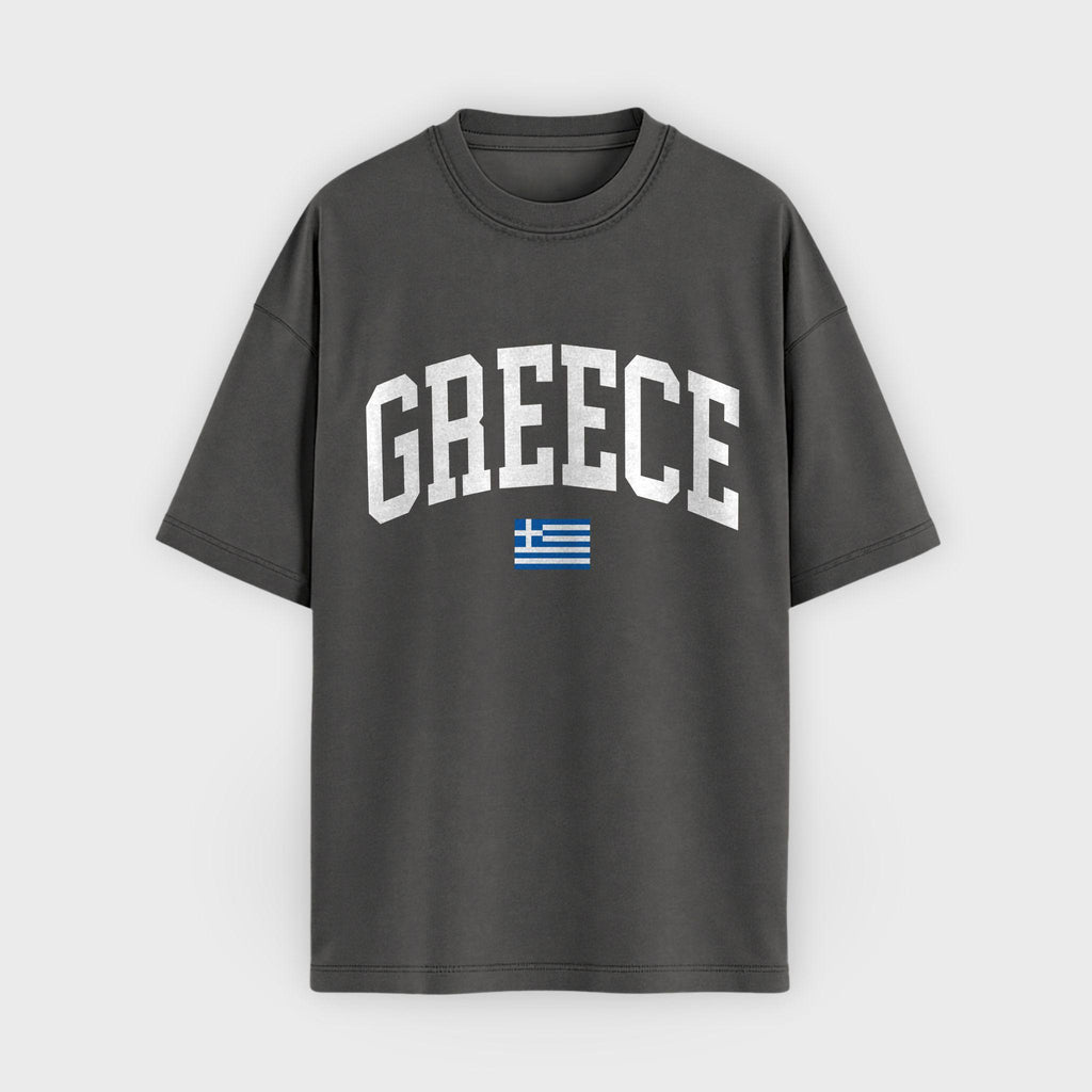 Greece Collegiate Flag T-Shirt