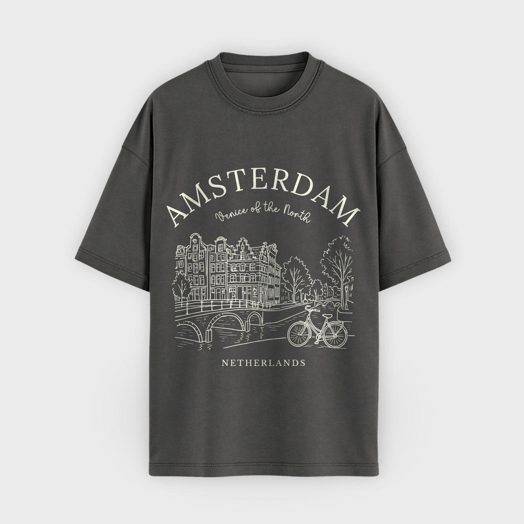 Amsterdam Vintage Sketch T-Shirt