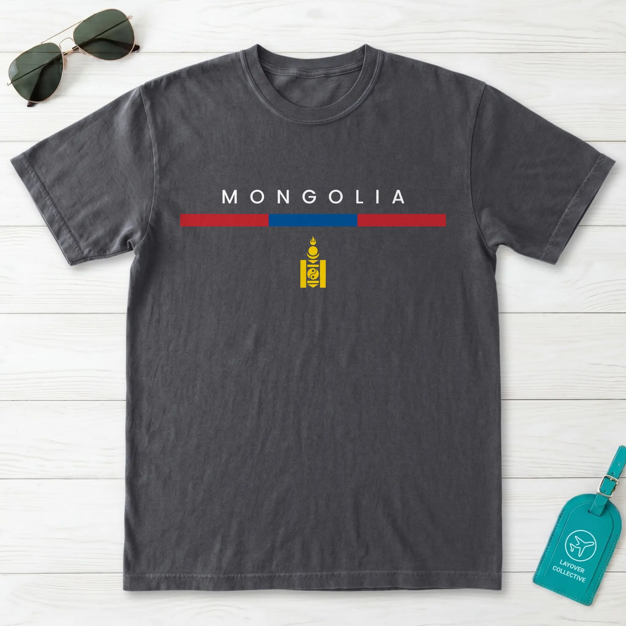 Mongolia Flagline T-Shirt
