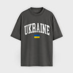 Ukraine Collegiate Flag T-Shirt