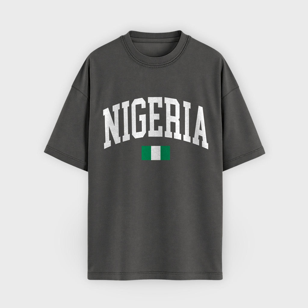 Nigeria Collegiate Flag T-Shirt