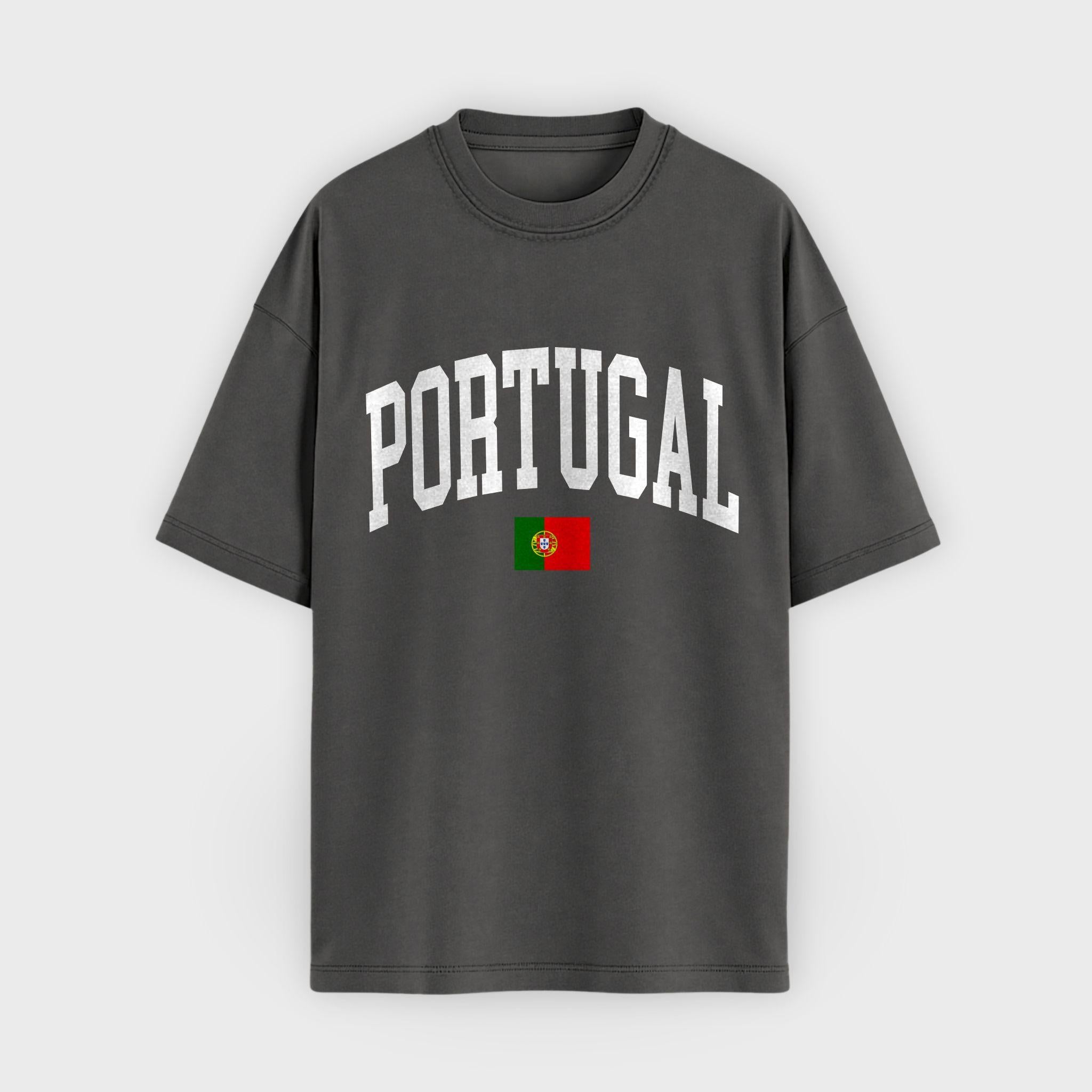Portugal Collegiate Flag T-Shirt