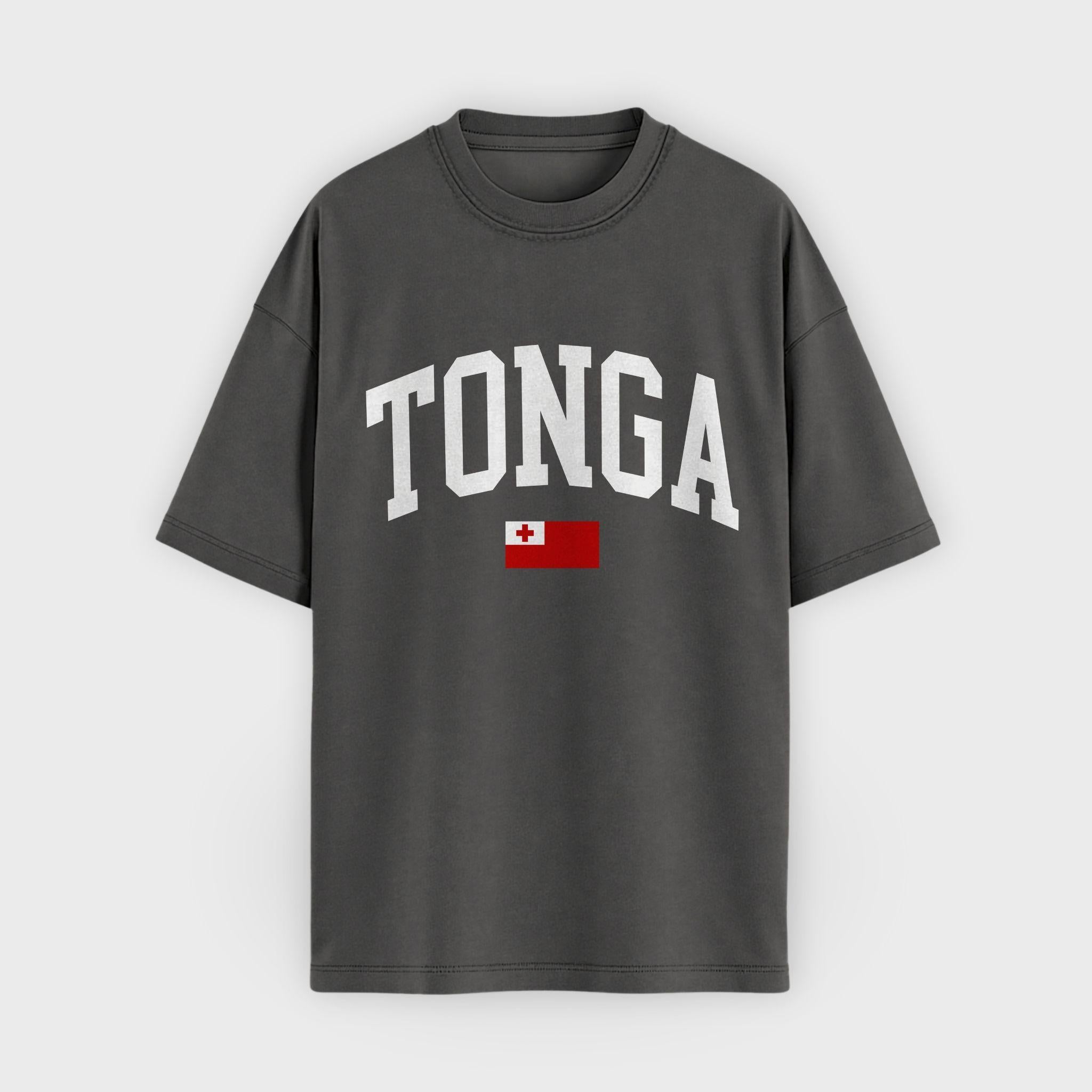 Tonga Collegiate Flag T-Shirt
