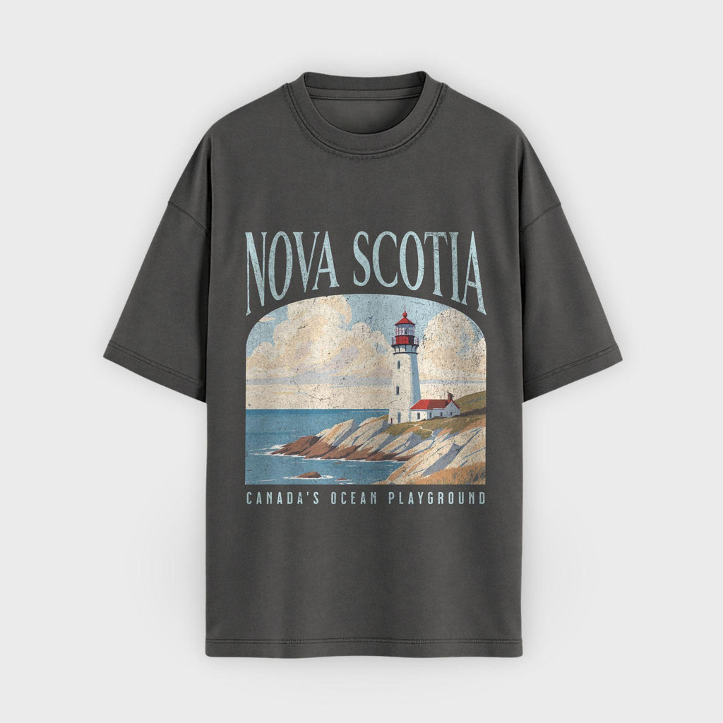Nova Scotia Lighthouse Graphic T-Shirt