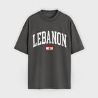 Lebanon Collegiate Flag T-Shirt