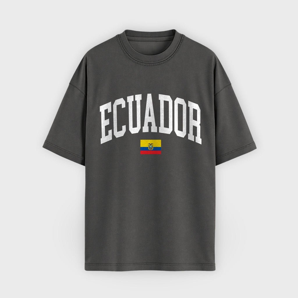 Ecuador Collegiate Flag T-Shirt