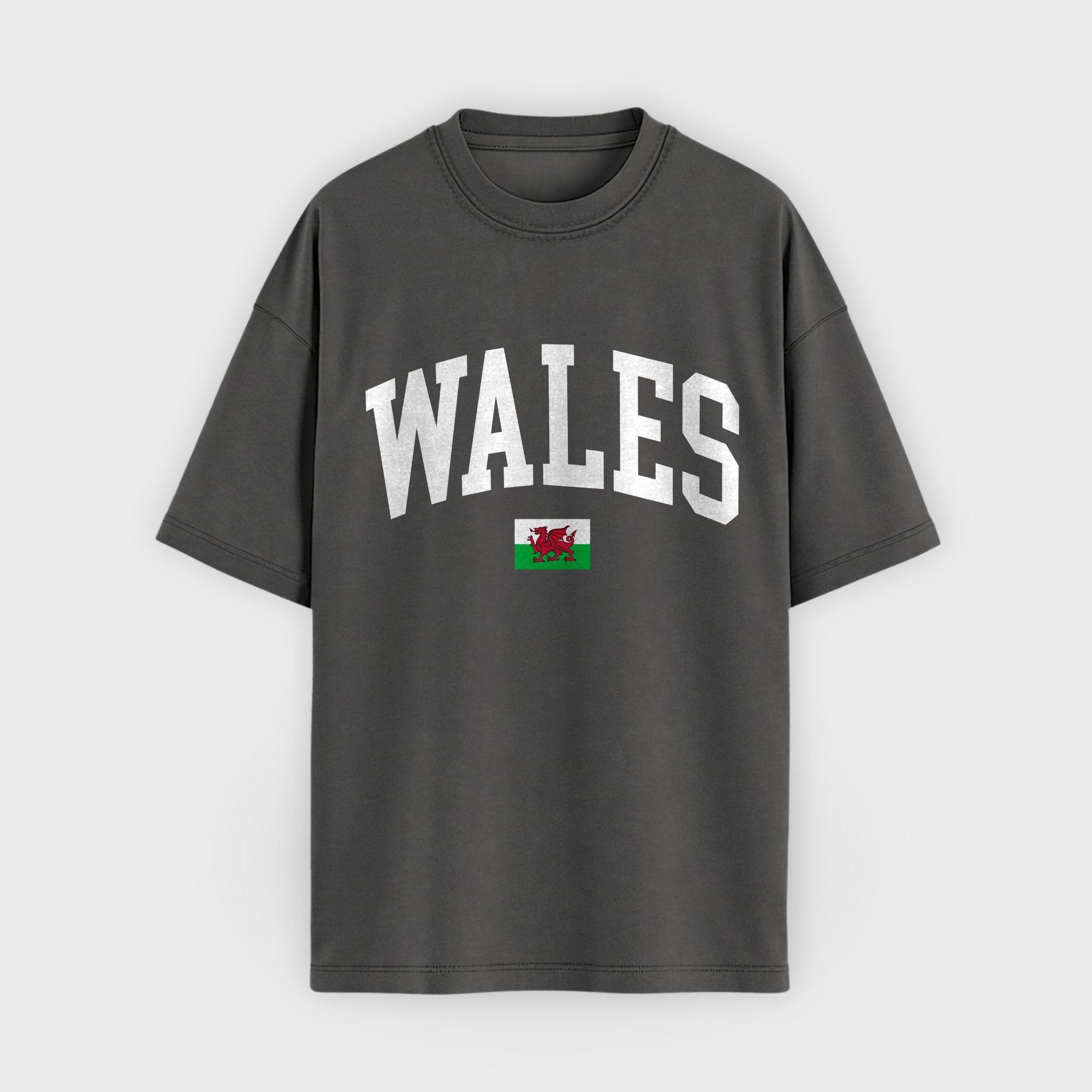 Wales Collegiate Flag T-Shirt