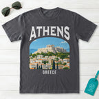Athens Greece Vintage Travel Poster T-Shirt