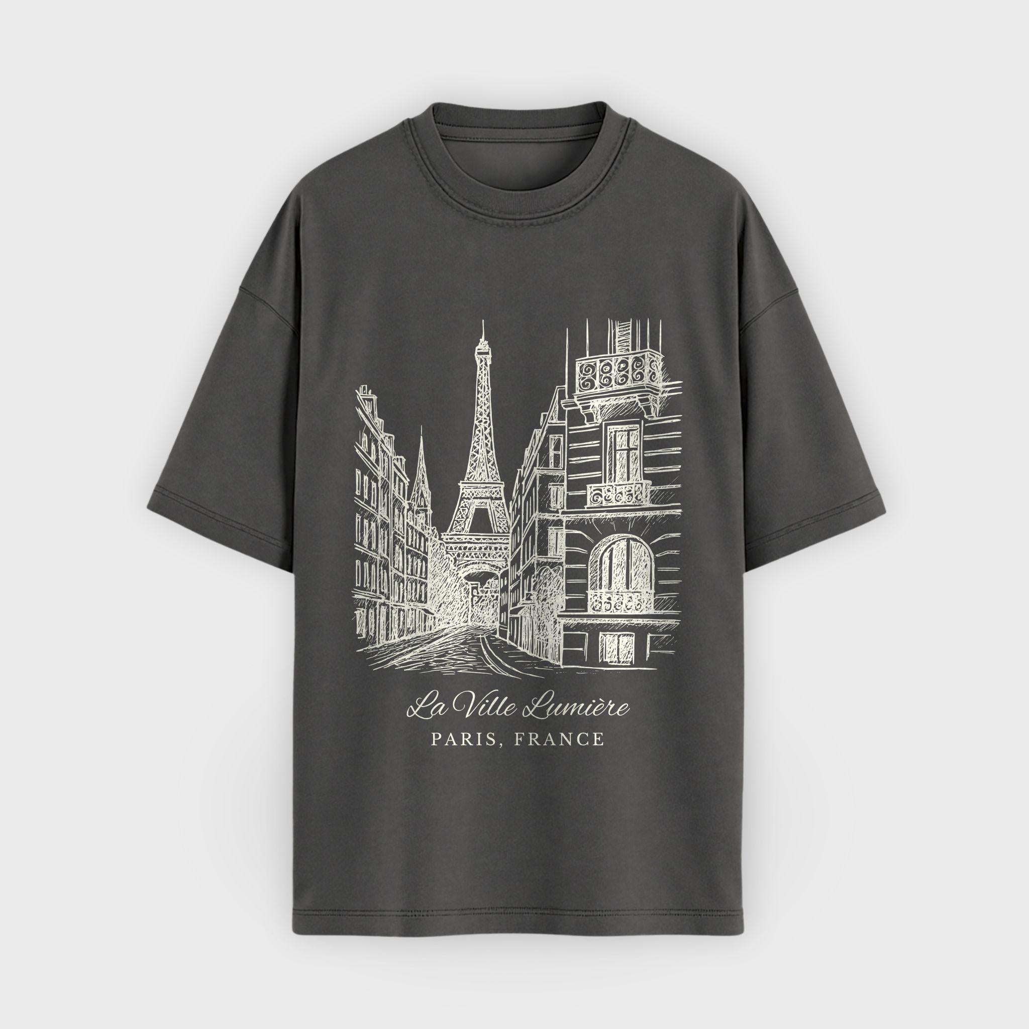 Paris Vintage Sketch T-Shirt