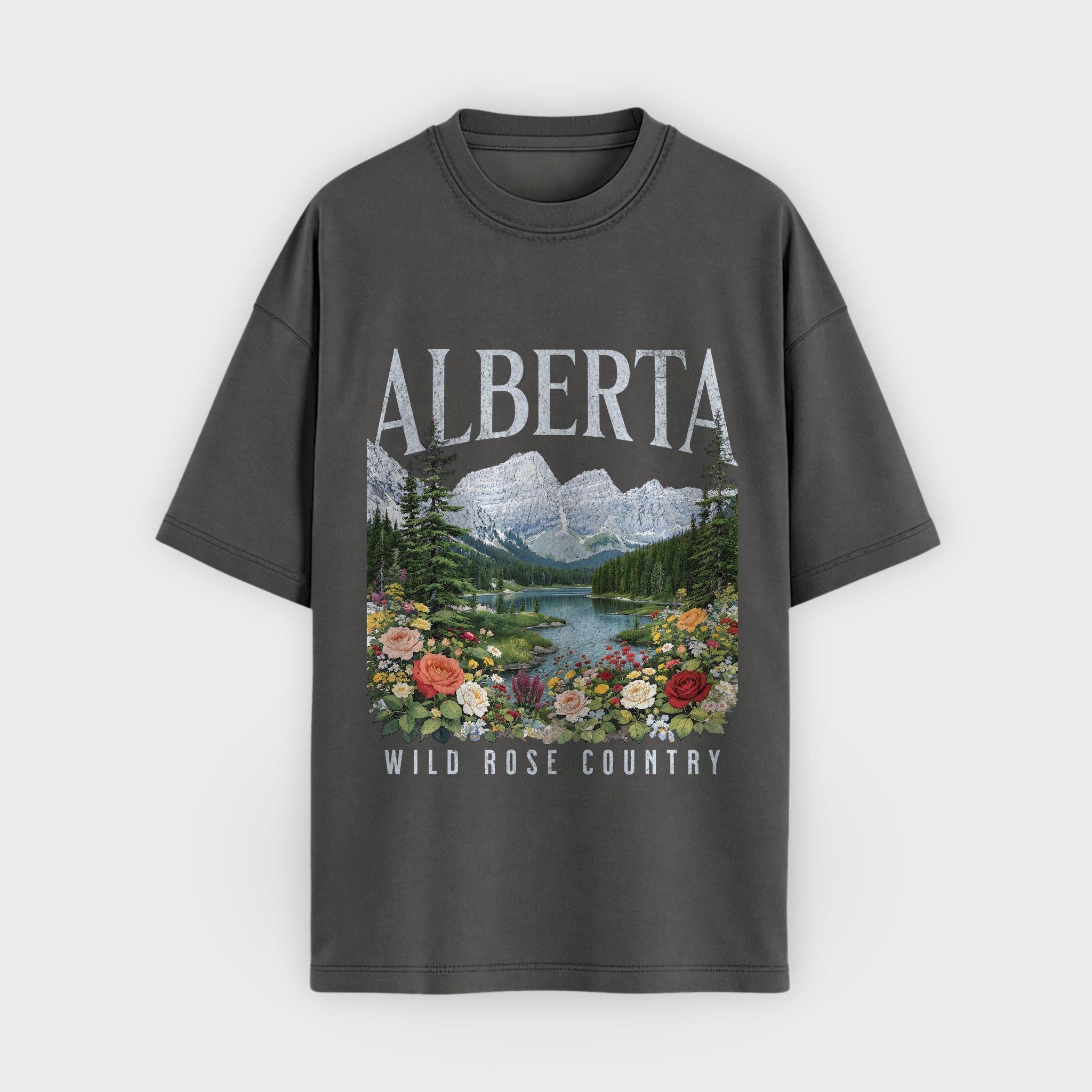 Alberta Wild Rose Country T-Shirt