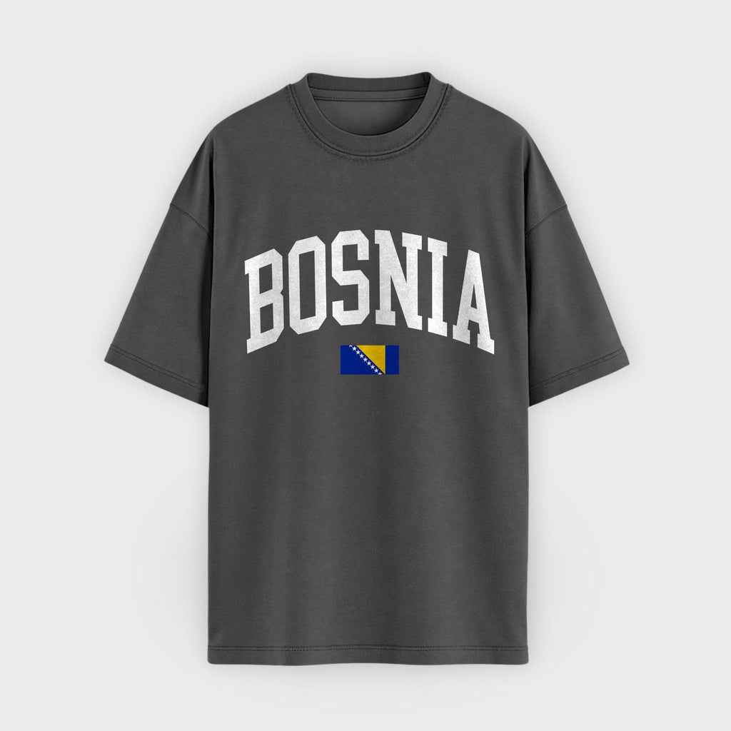 Bosnia Collegiate Flag T-Shirt