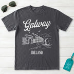 Galway Ireland Line Art T-Shirt