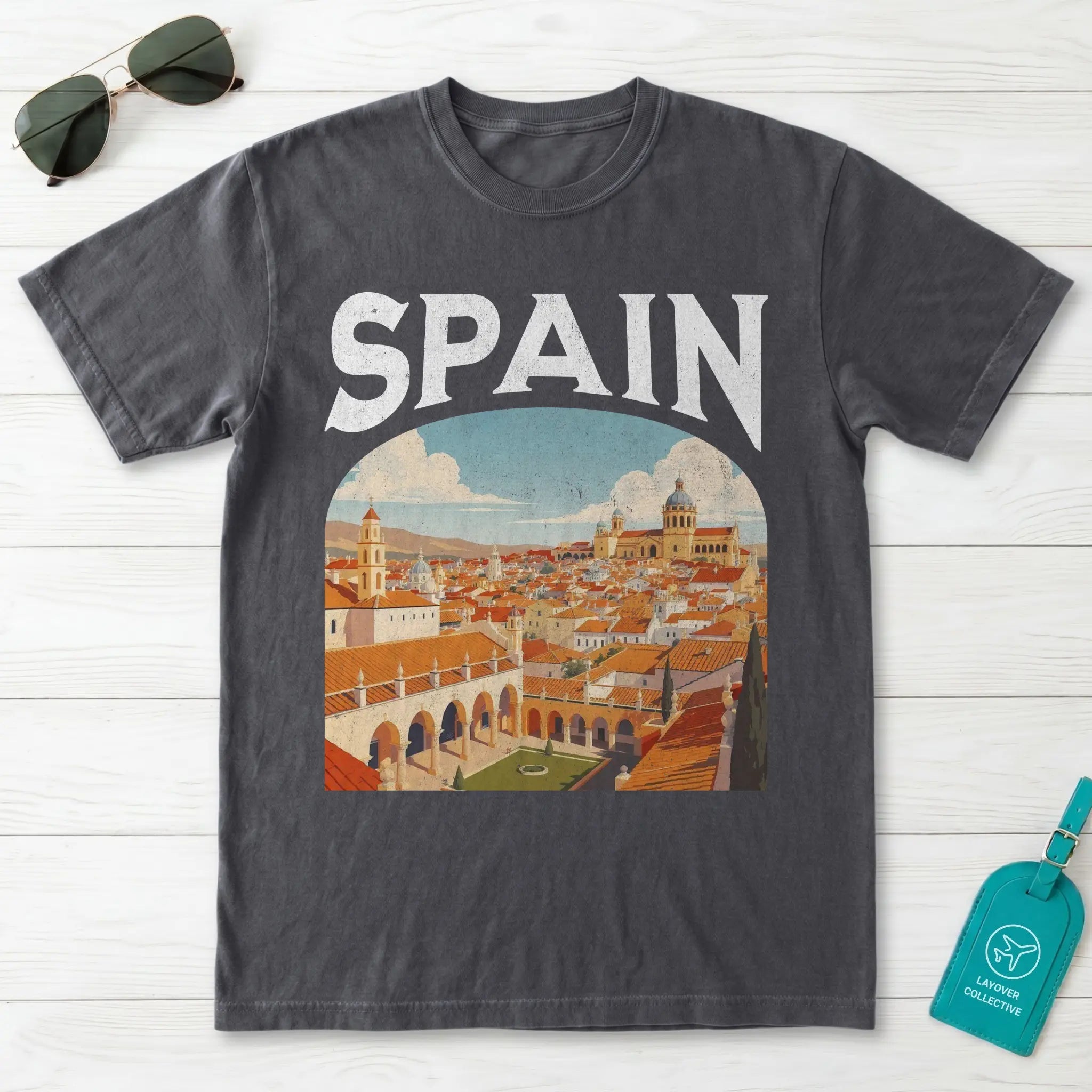 Spain Vintage Travel Poster T-Shirt