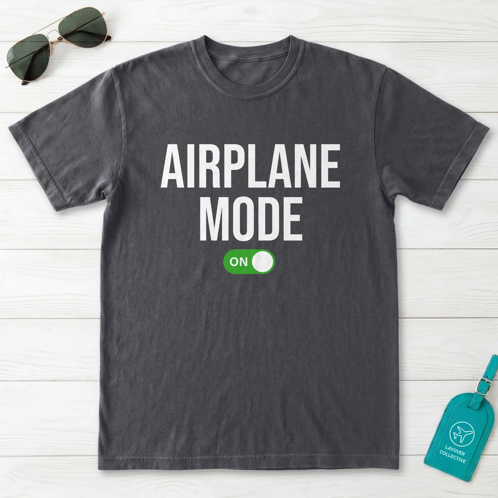 Airplane Mode On T-Shirt