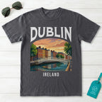 Dublin Vintage Travel Poster T-Shirt