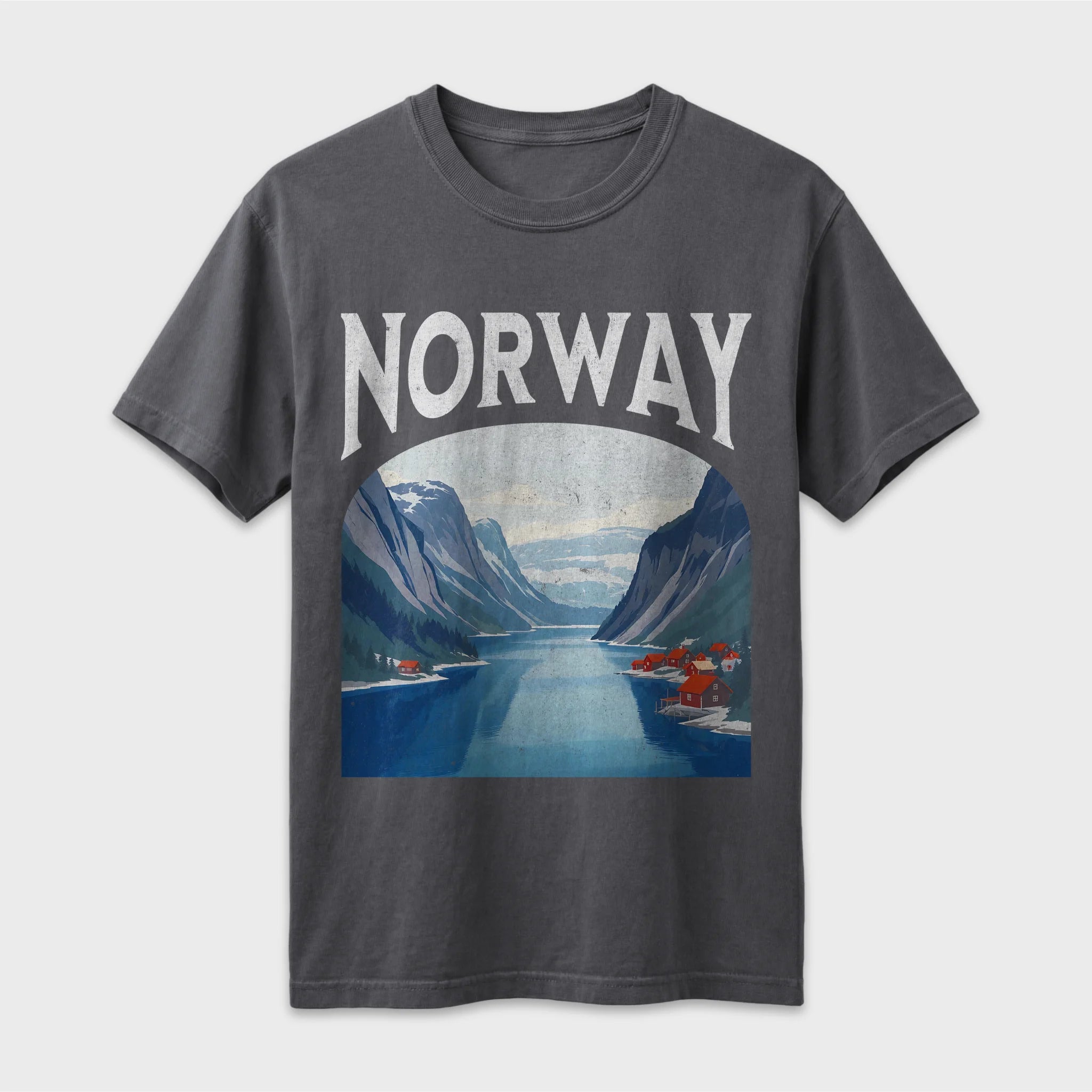 Norway Vintage Travel Poster T-Shirt