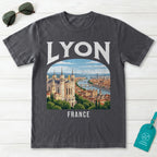 Lyon France Vintage Travel Poster T-Shirt