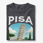 Pisa Italy Vintage Travel Poster T-Shirt