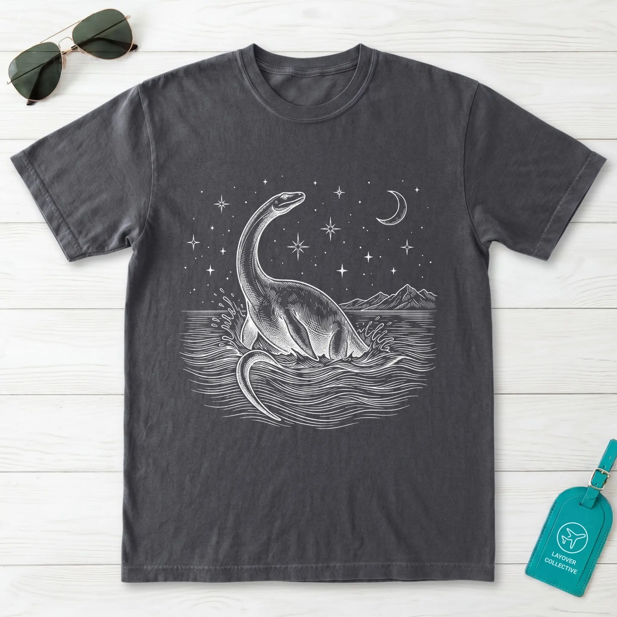 Celestial Loch Ness Monster T-Shirt