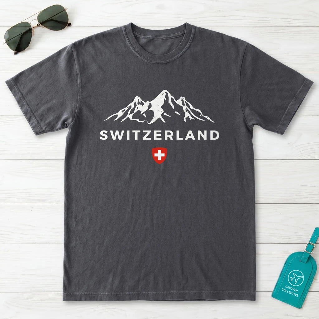 Switzerland Alpine Crest T-Shirt