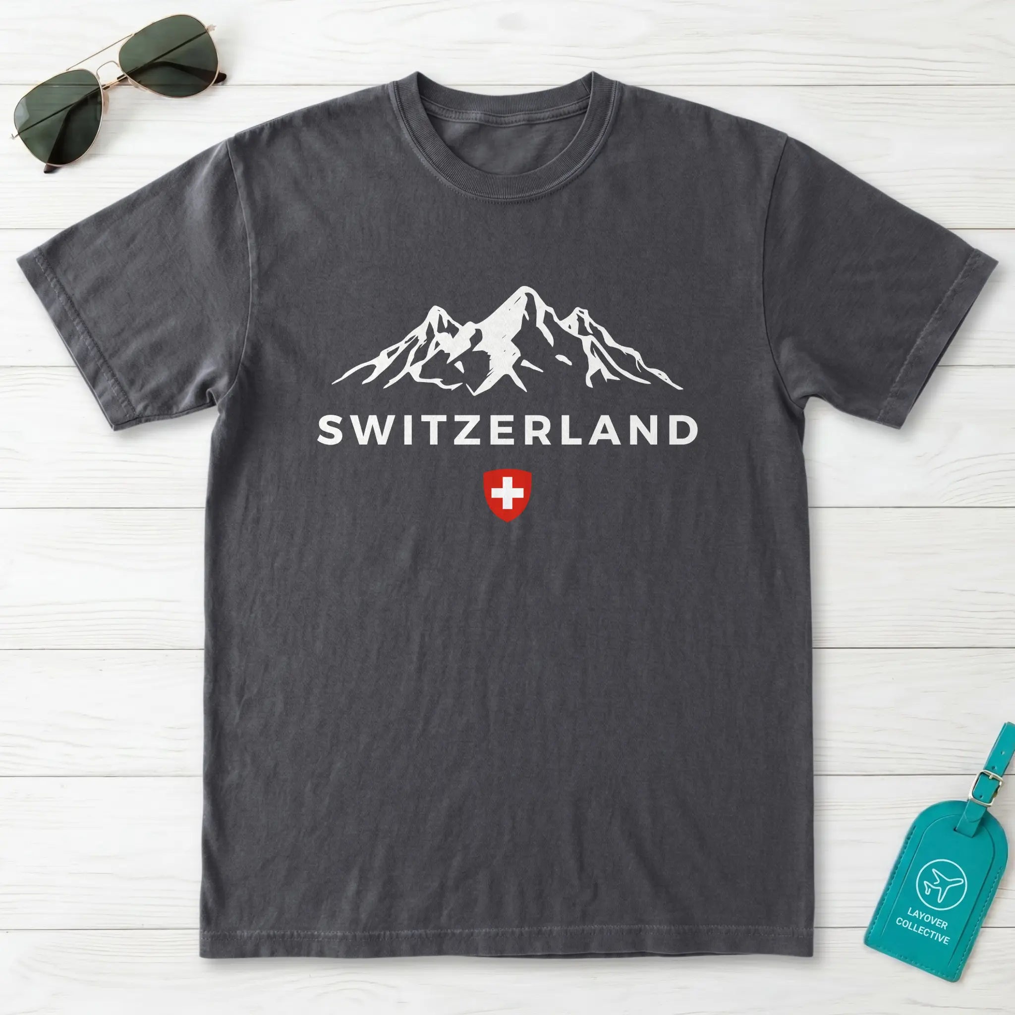 Switzerland Alpine Crest T-Shirt