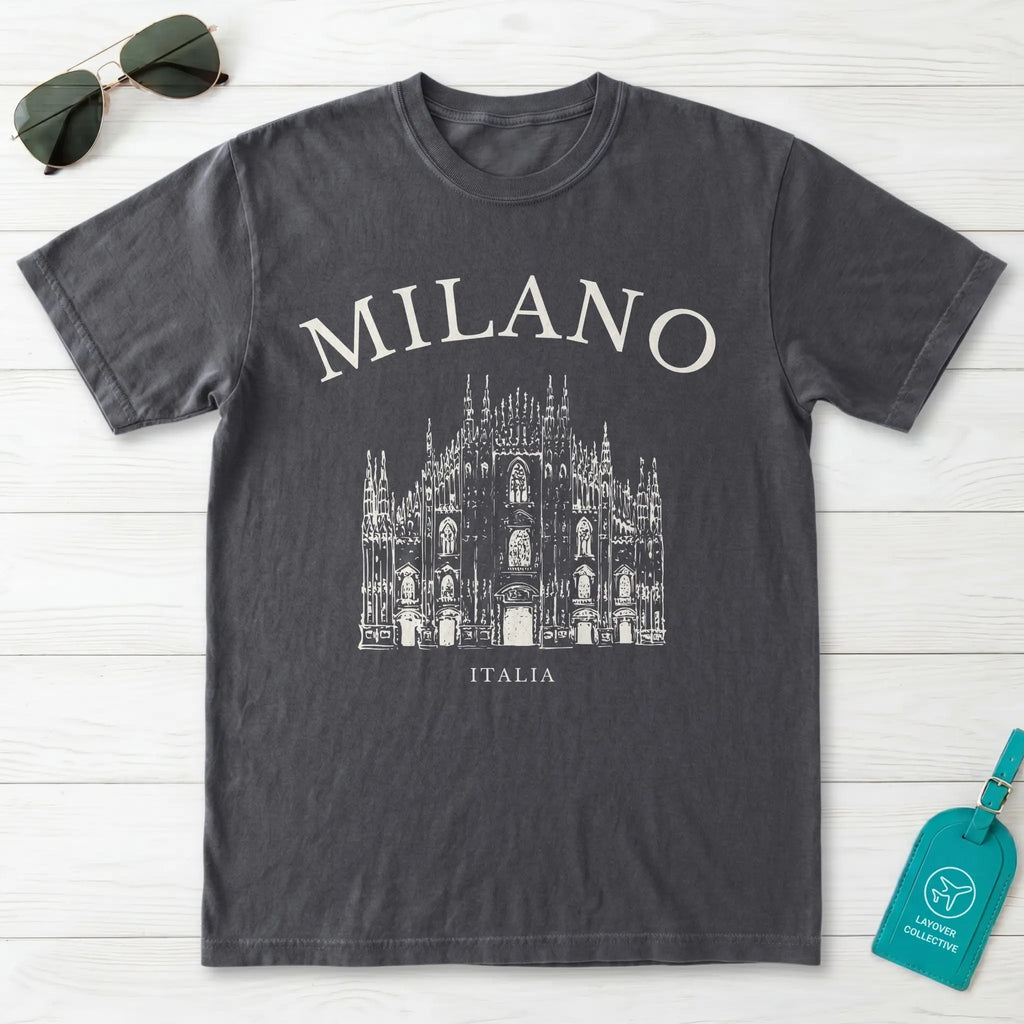 Milan Vintage Sketch T-Shirt