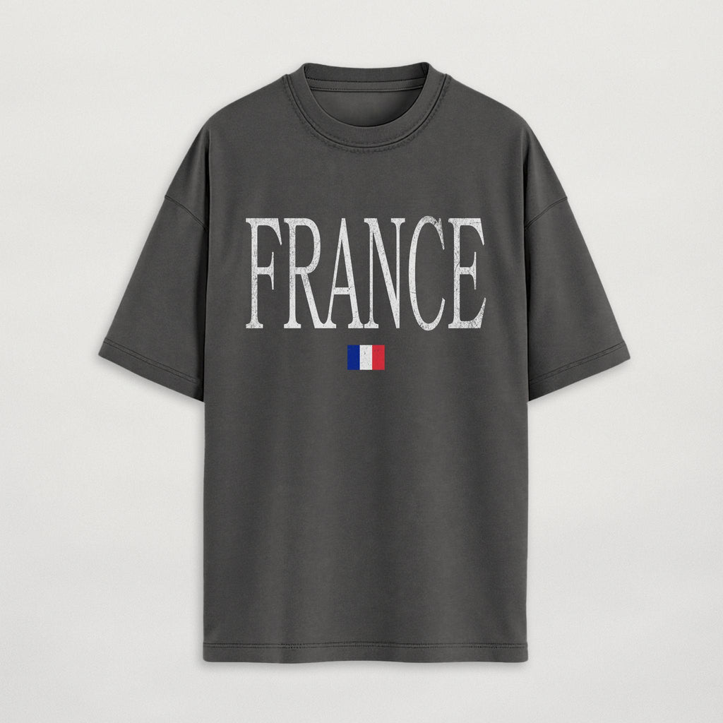 Distressed France T-Shirt