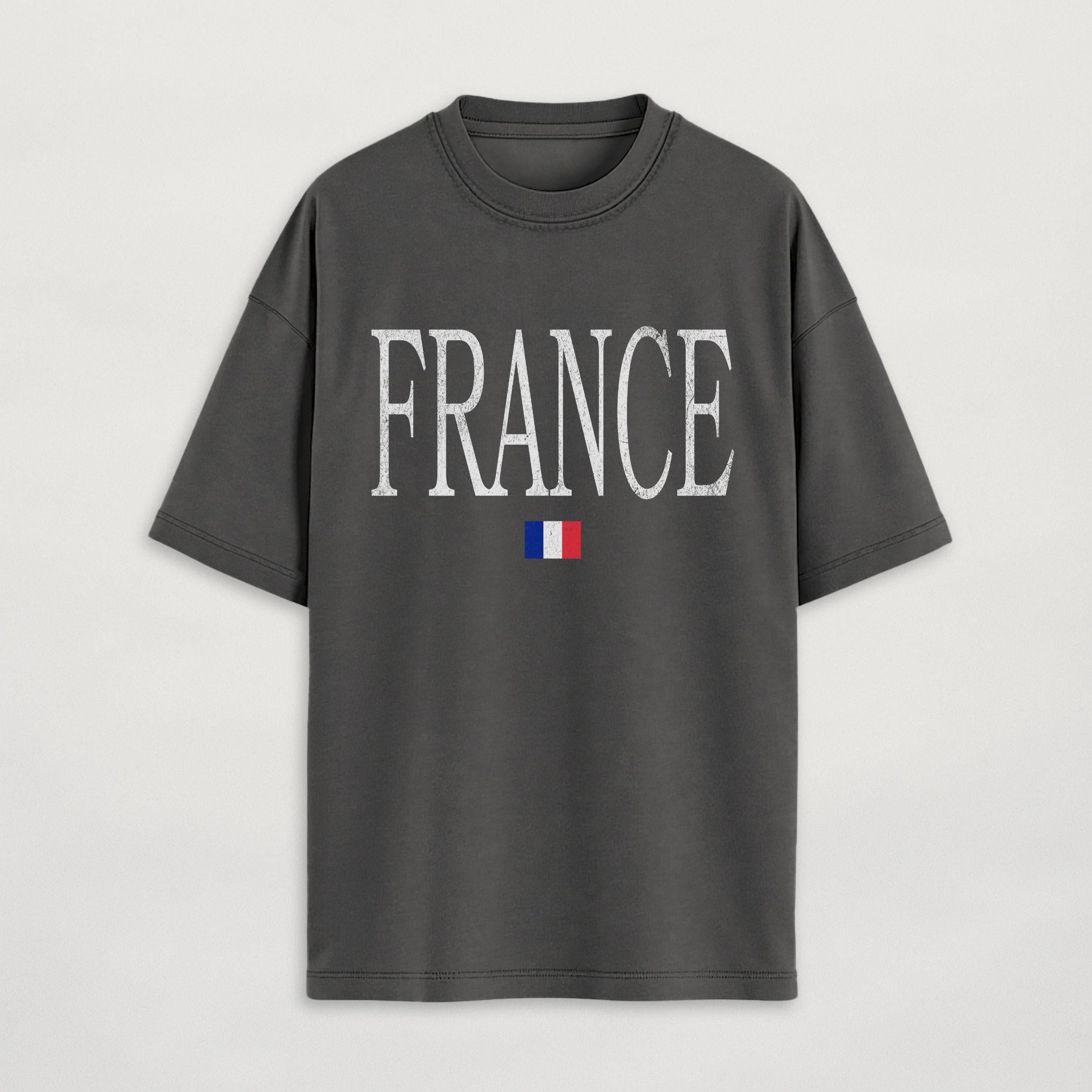 Distressed France T-Shirt