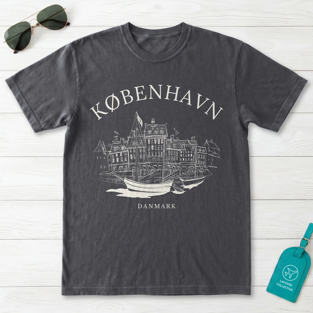 Copenhagen Vintage Sketch T-Shirt