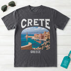 Crete Greece Vintage Travel Poster T-Shirt