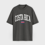 Costa Rica Collegiate Flag T-Shirt