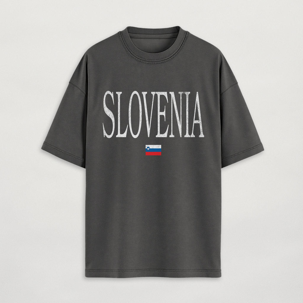Distressed Slovenia T-Shirt