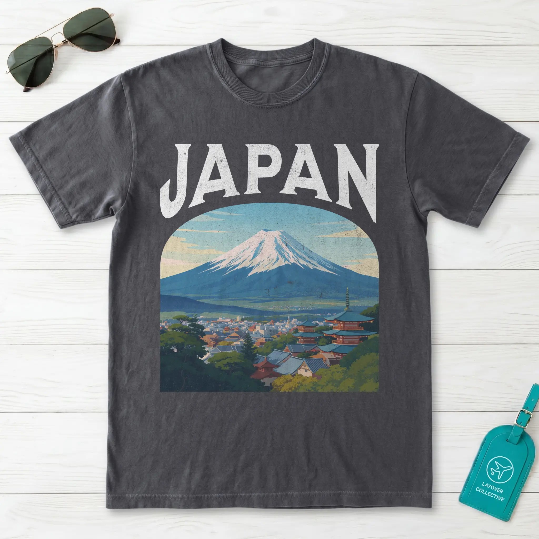 Japan Vintage Travel Poster T-Shirt