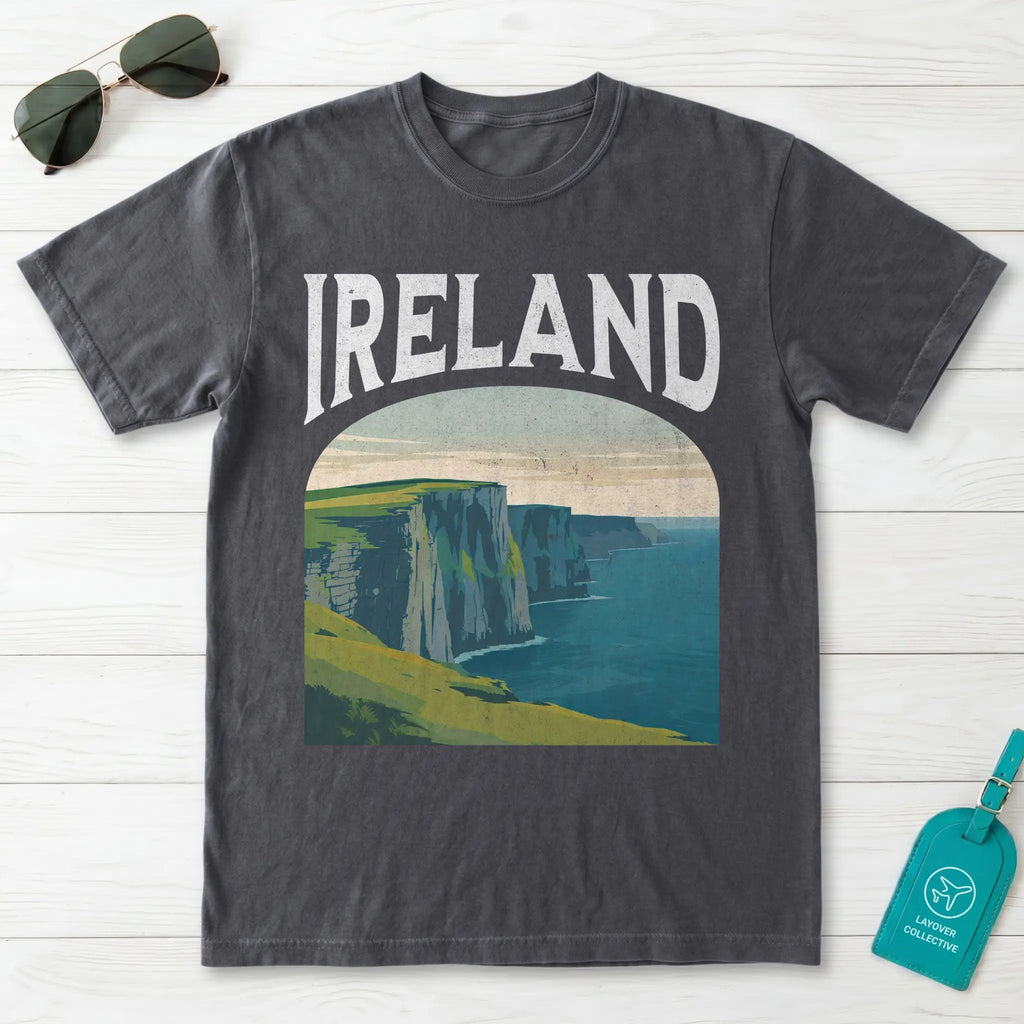 Ireland Vintage Travel Poster T-Shirt