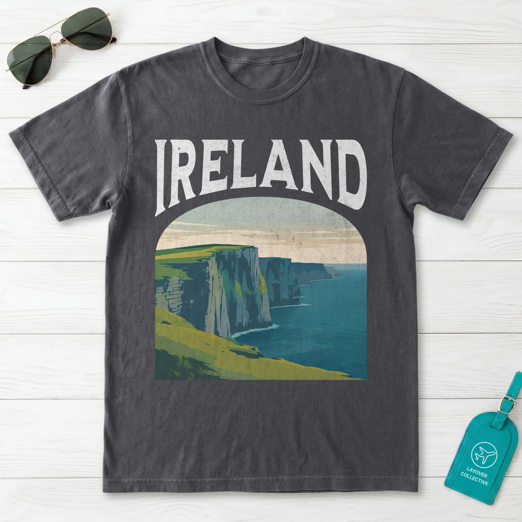 Ireland Vintage Travel Poster T-Shirt
