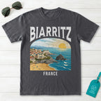 Biarritz France Vintage Travel Poster T-Shirt