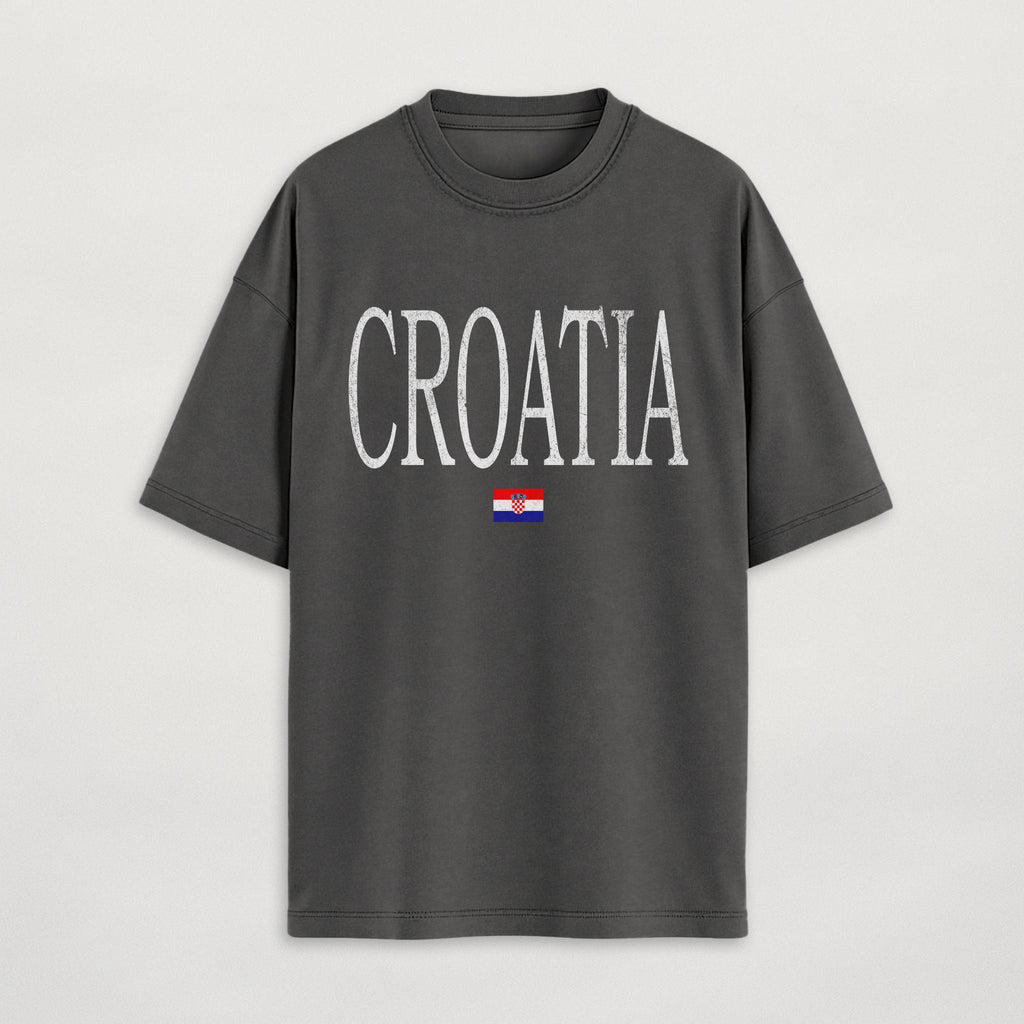 Distressed Croatia T-Shirt