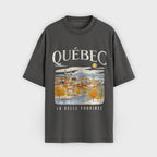 Quebec Vintage Travel Graphic T-Shirt