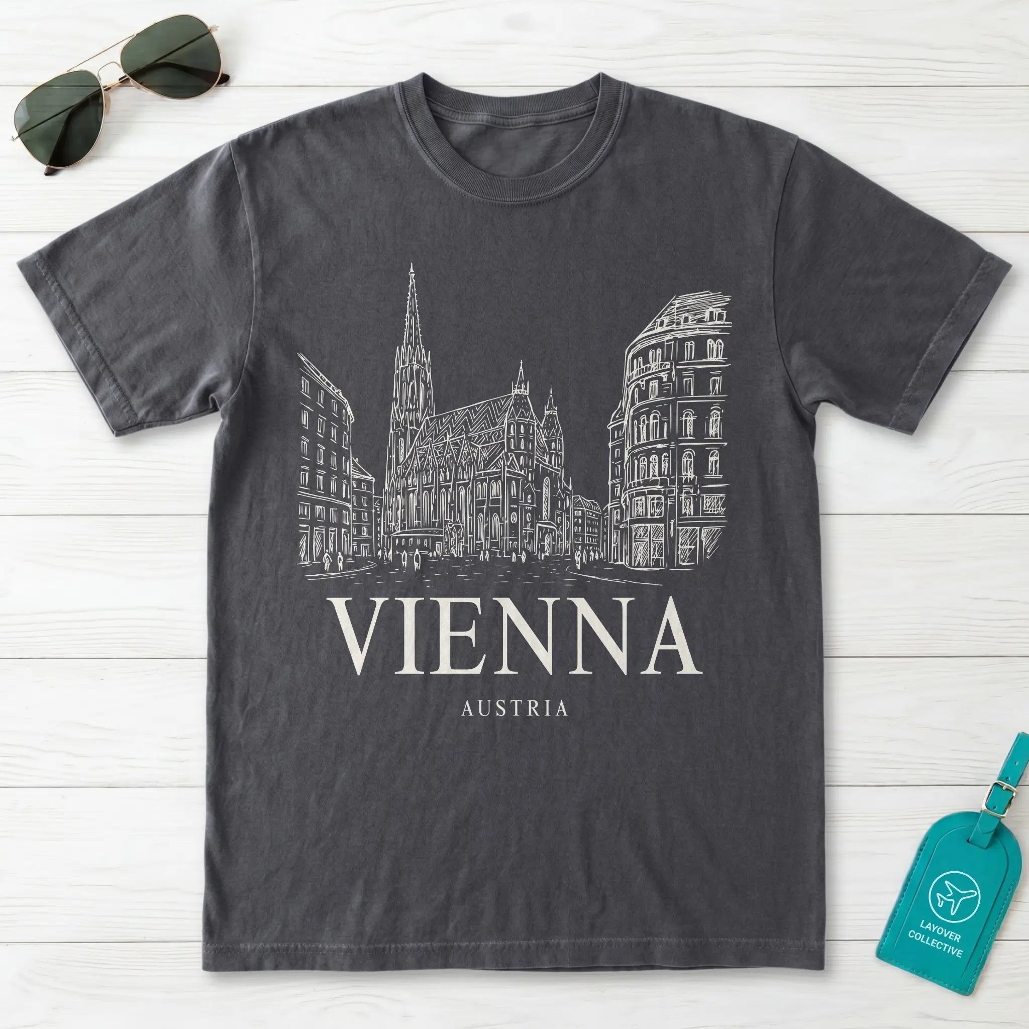 Vienna Vintage Sketch T-Shirt