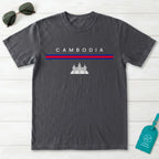 Cambodia Flagline T-Shirt