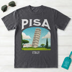 Pisa Italy Vintage Travel Poster T-Shirt