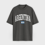 Argentina Collegiate Flag T-Shirt