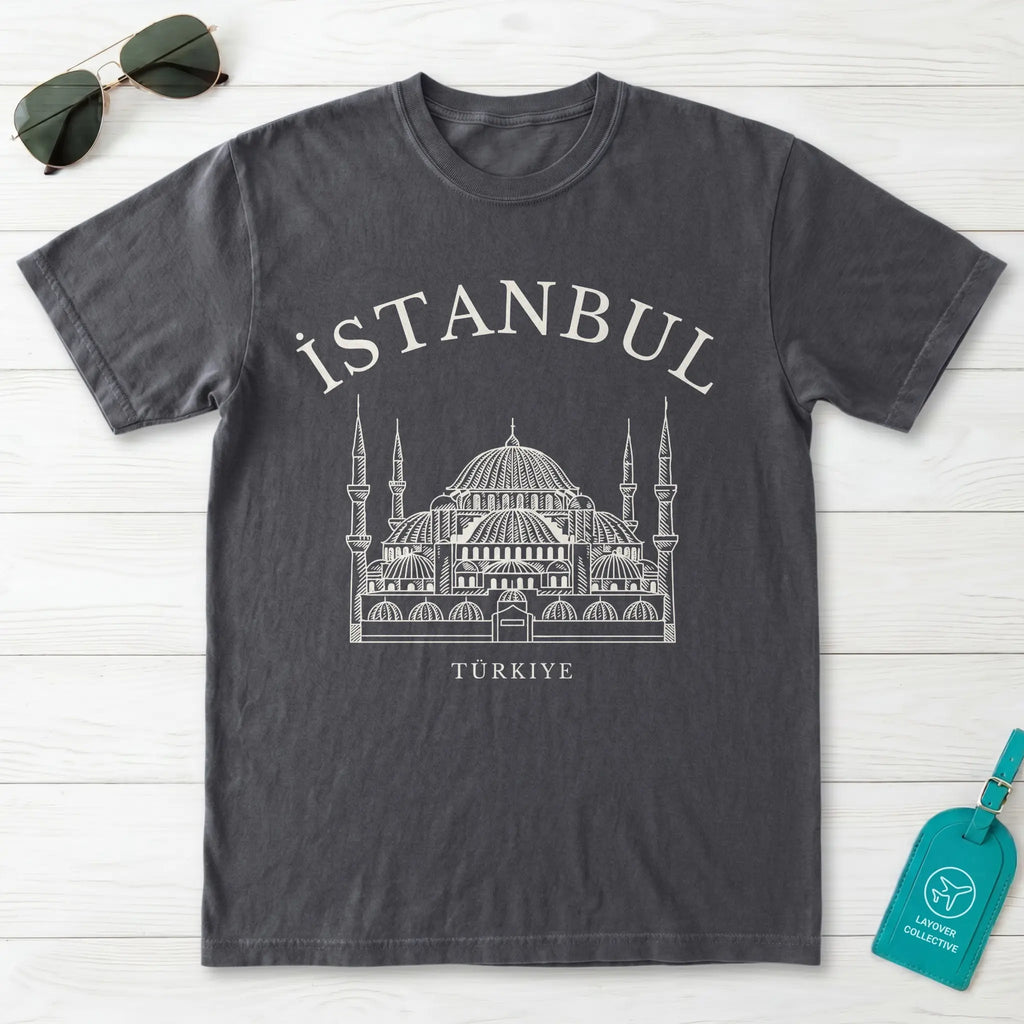 Istanbul Vintage Sketch T-Shirt