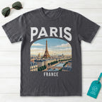 Paris France Vintage Travel Poster T-Shirt