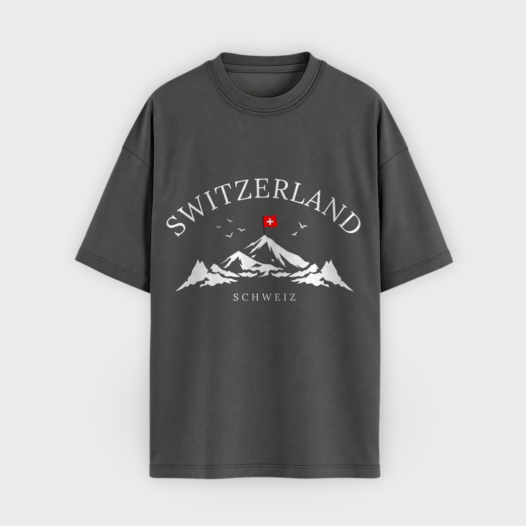 Switzerland Mountain Vista T-Shirt
